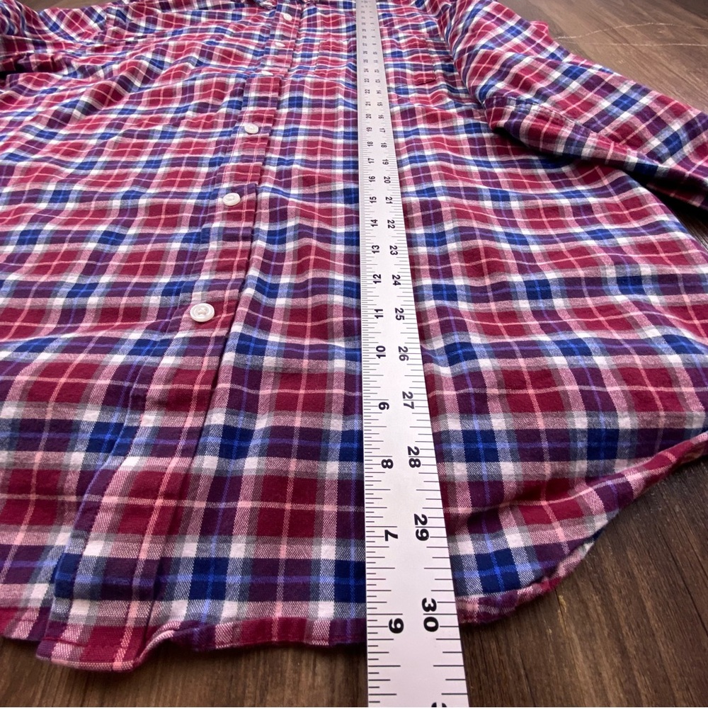 Old Navy Men’s Shirt 2XL Tall Long Sleeve Button Down Plaid Flannel Soft - Picture 5 of 9